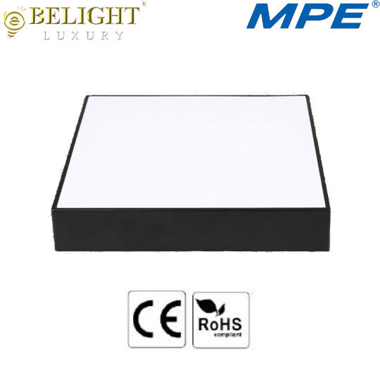 ĐÈN DOWNLIGHT NỔI TRÀN VIỀN ĐEN VUÔNG MPE SSDLB