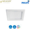 đèn downlight âm trần philips marcasite vuông
