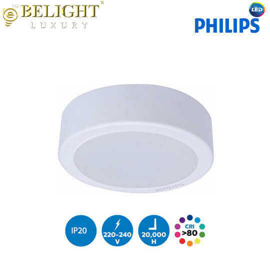 ĐÈN LED DOWNLIGHT ÂM TRẦN GẮN NỔI DN027C PHILIPS đèn led downlight đèn âm trần lắp nổi philips dn027c