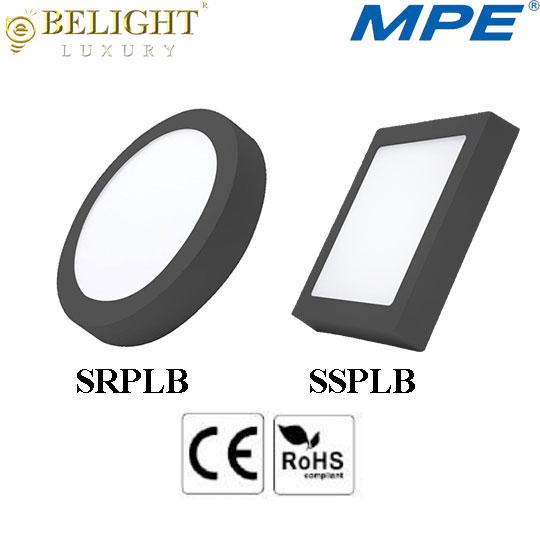 ĐÈN ỐP TRẦN VIỀN ĐEN MPE